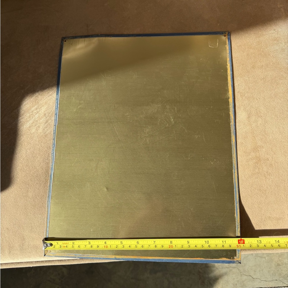 Pottery Barn: Vintage Blue Metal Sign - Picture 3 of 4